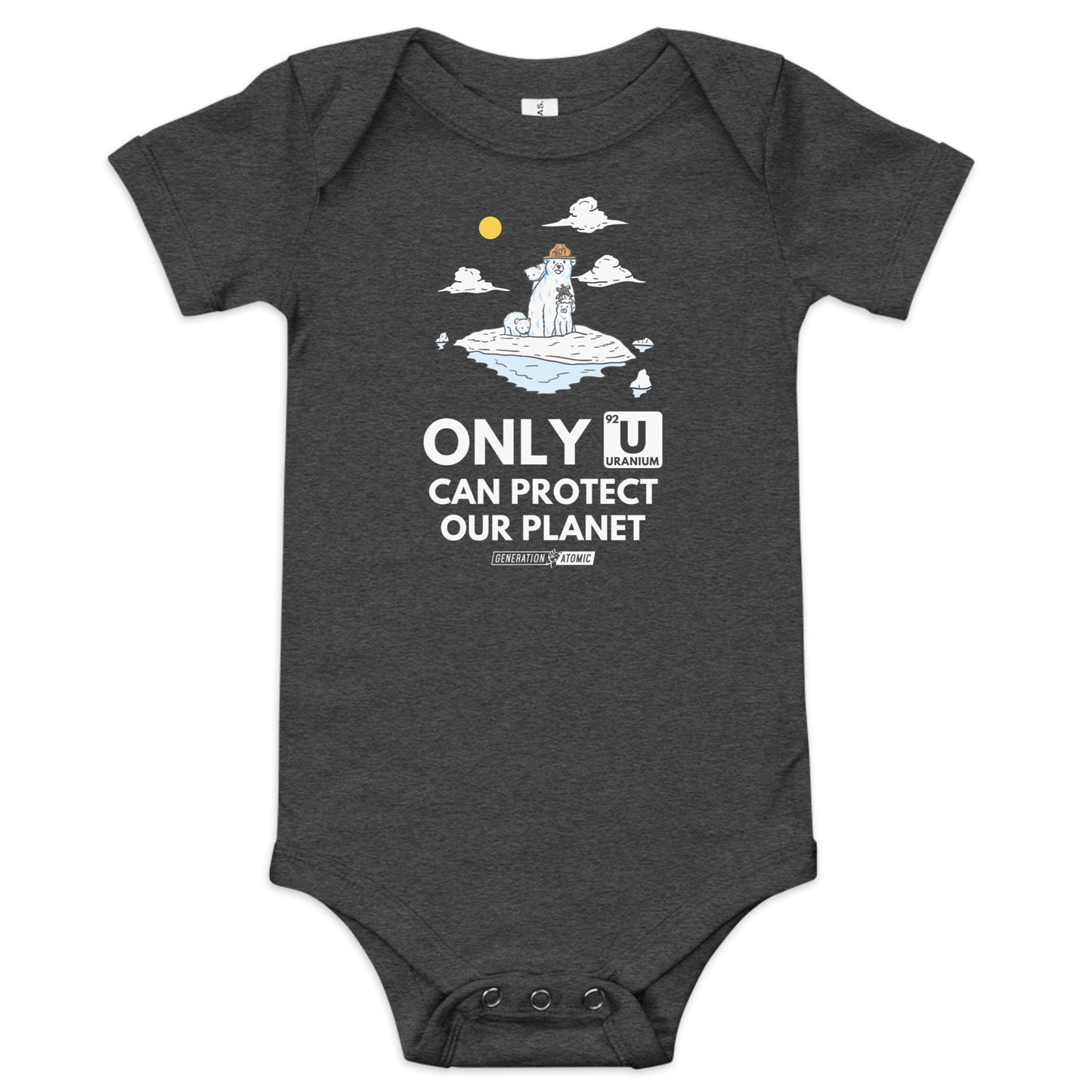 Only U Can Protect Our Planet Baby Bodysuit