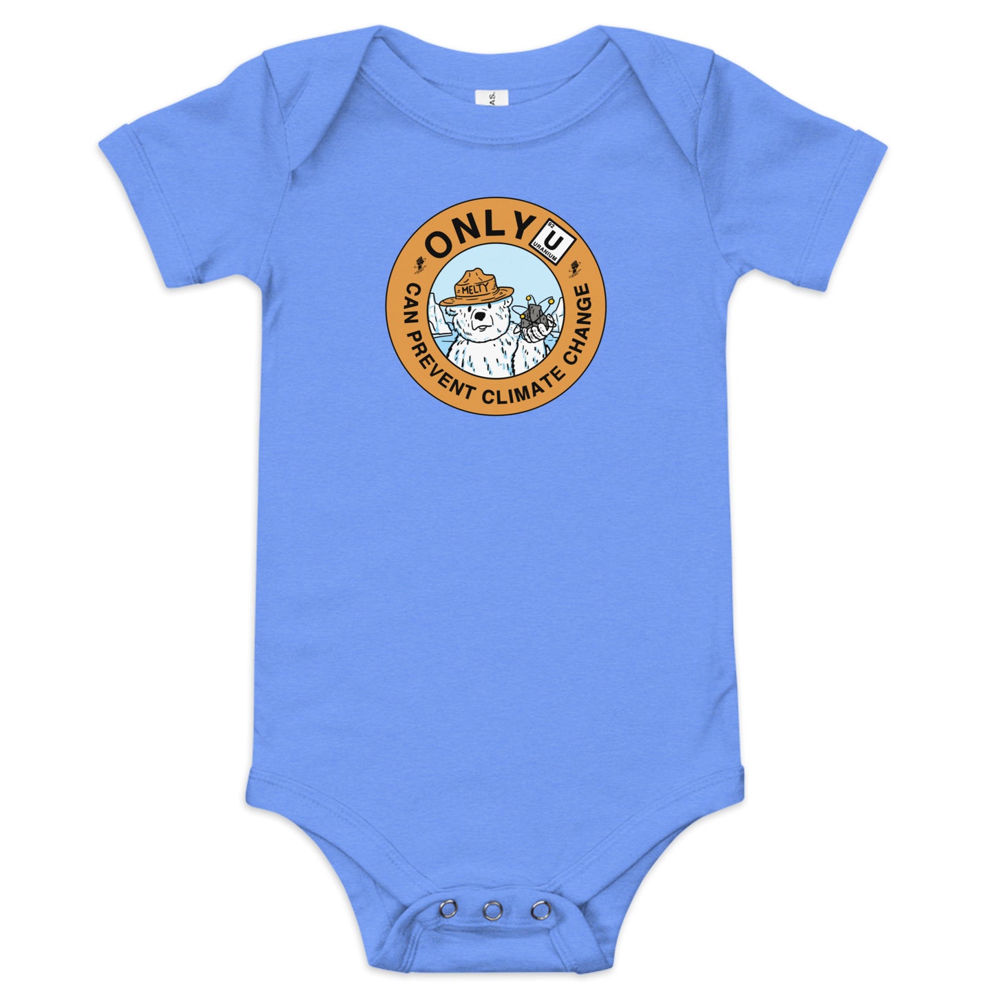 Only U Can Prevent Climate Change Baby Bodysuit