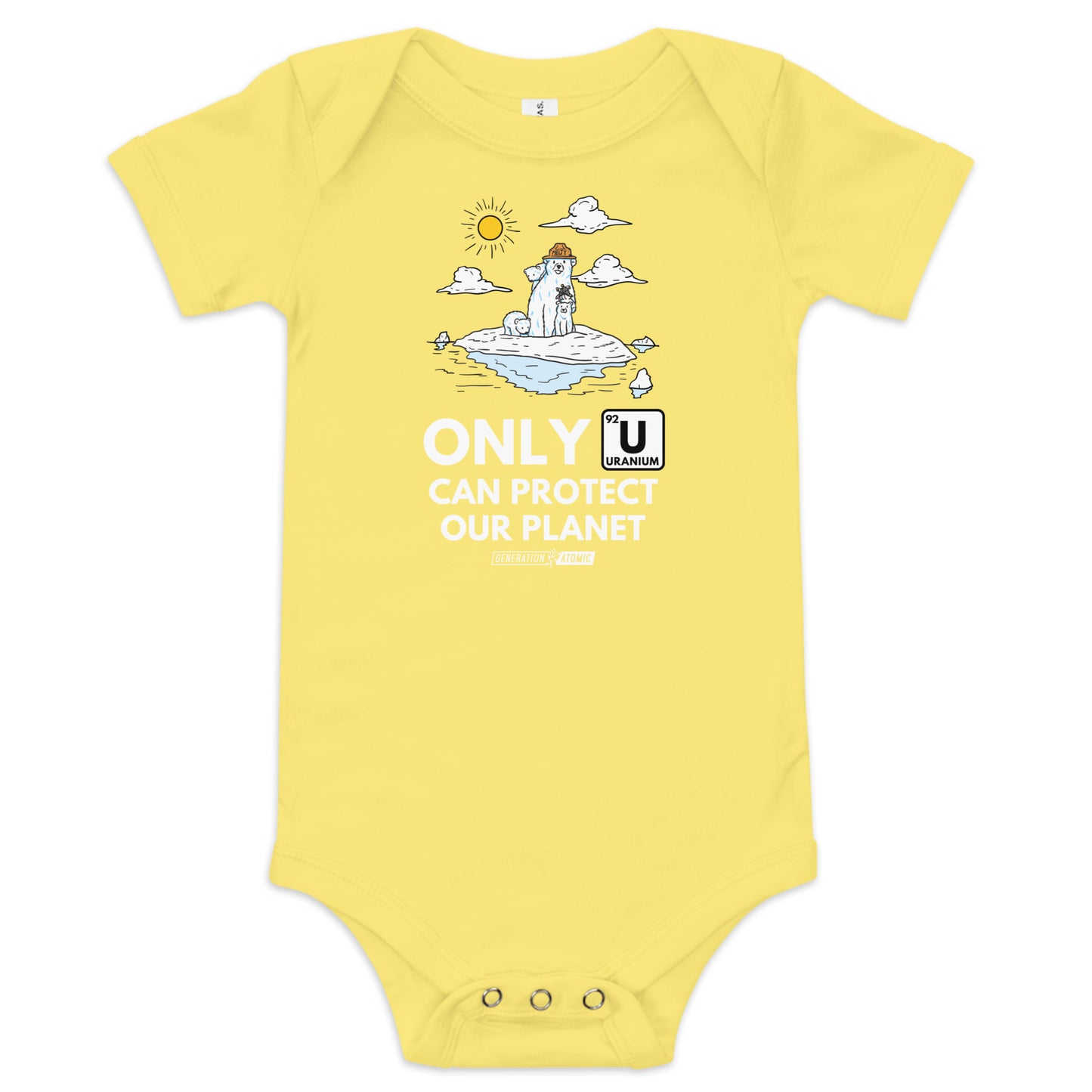 Only U Can Protect Our Planet Baby Bodysuit