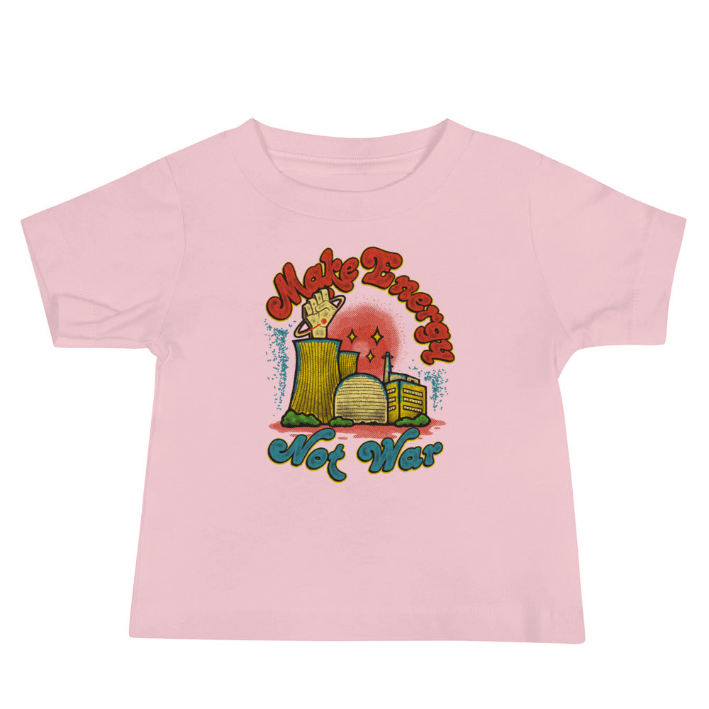 Make Energy Not War Baby Short Sleeve Tee