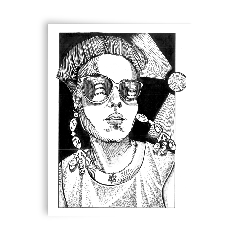 Atomic girl: Ioanna Poster