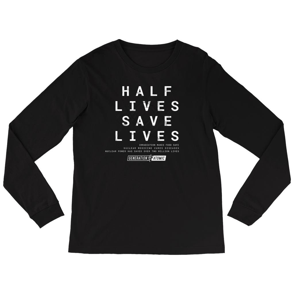 Black Half Lives Save Lives Long Sleeve Shirt