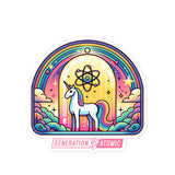 Nuclear Unicorn Bubble-free sticker