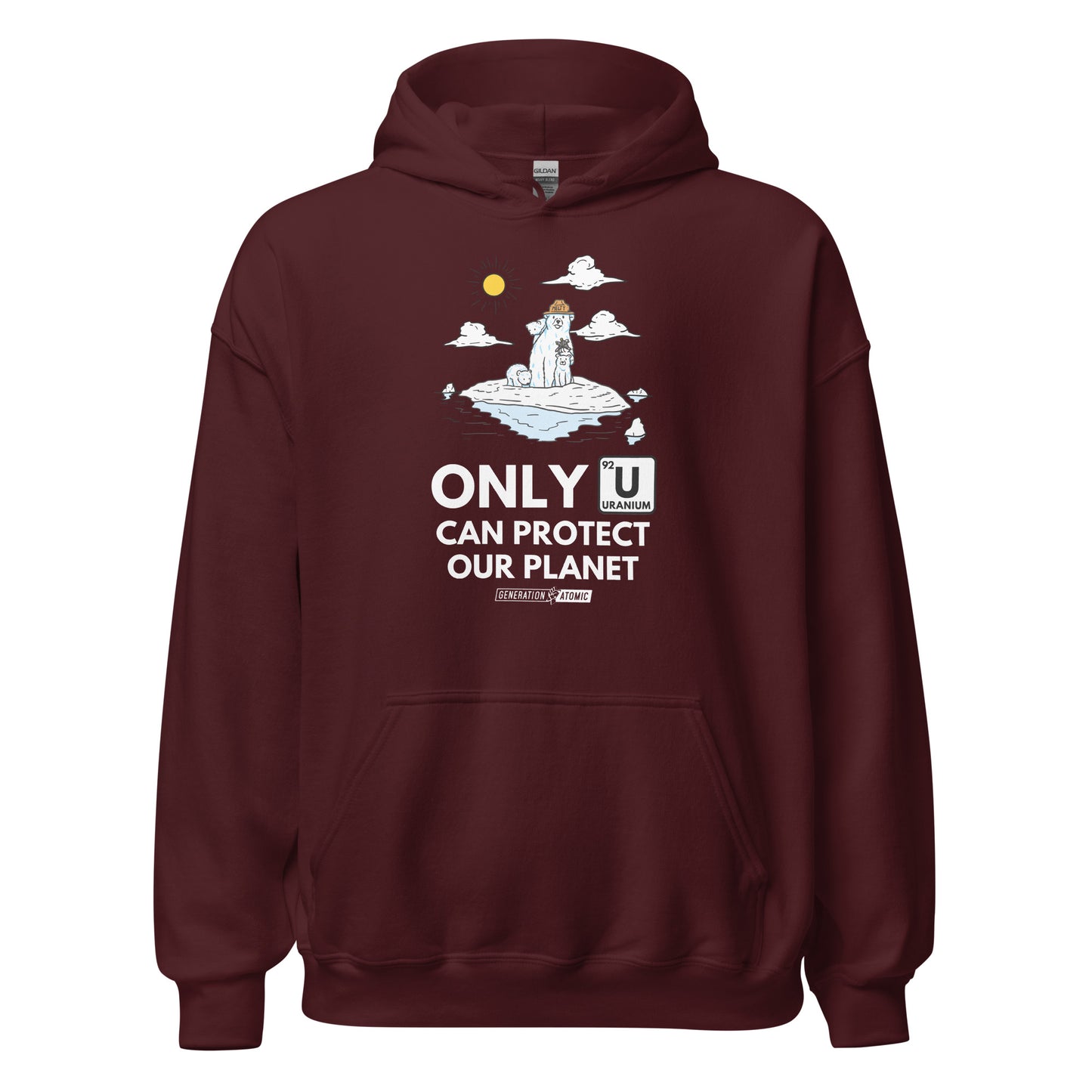 Melty- Only U can protect our planet hoodie