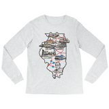 Illinois Birthplace of Nuclear Long Sleeve Shirts