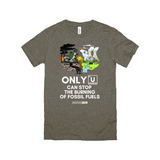 Melty vs. Fossil Fuels - Tri-blend T-shirt