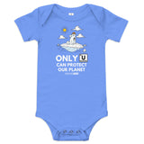 Only U Can Protect Our Planet Baby Bodysuit