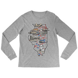 Illinois Birthplace of Nuclear Long Sleeve Shirts