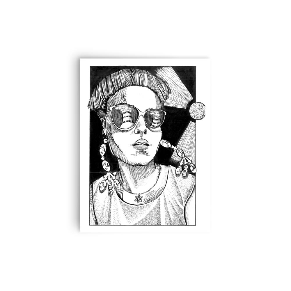Atomic girl: Ioanna Poster