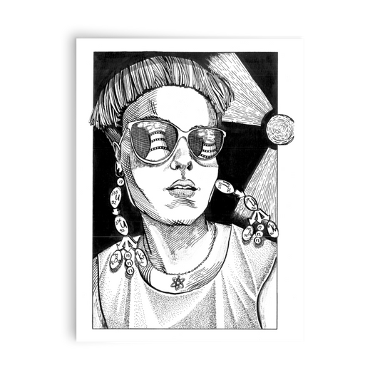 Atomic girl: Ioanna Poster