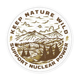Keep Nature Wild Bubble-free sticker