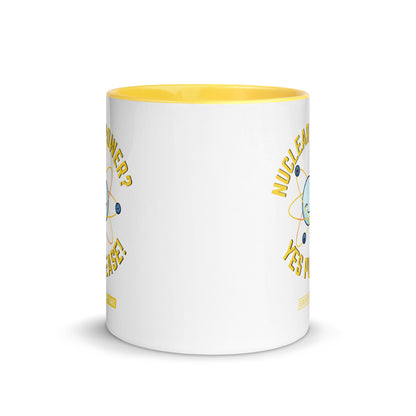"Nuclear Power? Yes Please Accent  Mug | Nuclear Energy Coffee Cup