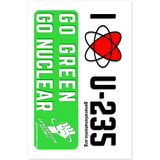Nuclear Advocate Laptop and Bumper Stickers - 4 Pack