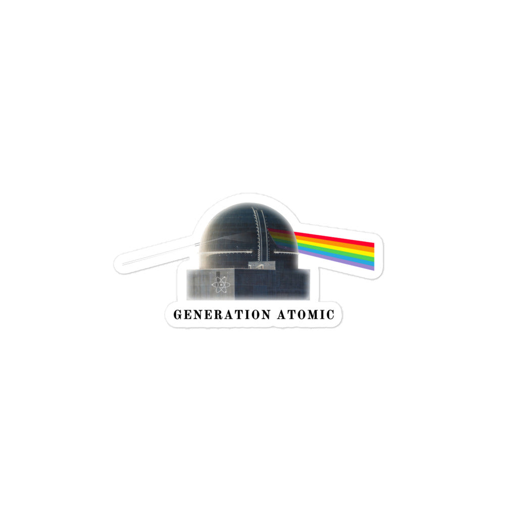 Generation Atomic's Dark Side of The Atom Bubble-free sticker