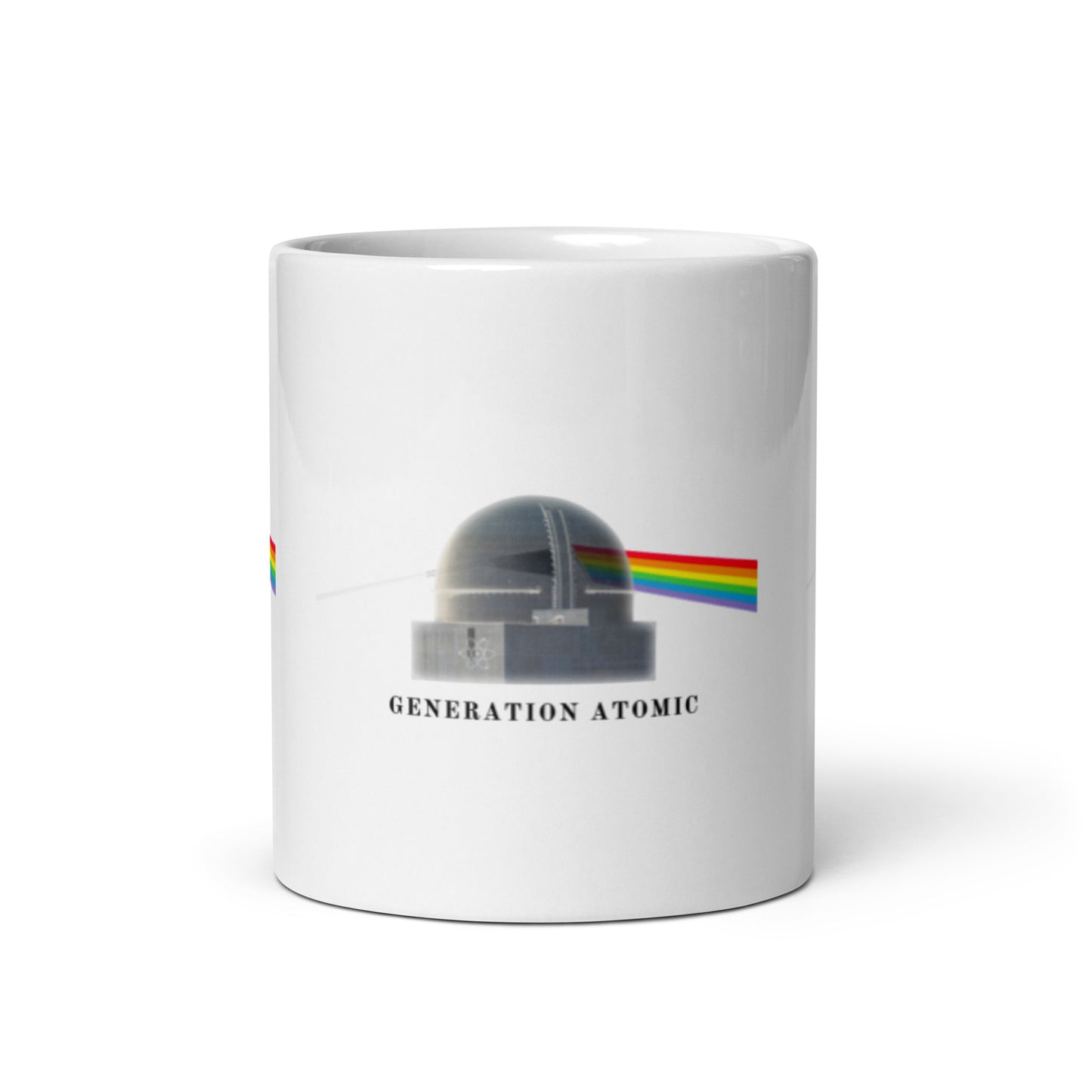 Generation Atomic's Dark Side of the Atom White Glossy Mug