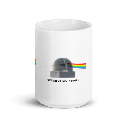 Generation Atomic's Dark Side of the Atom White Glossy Mug