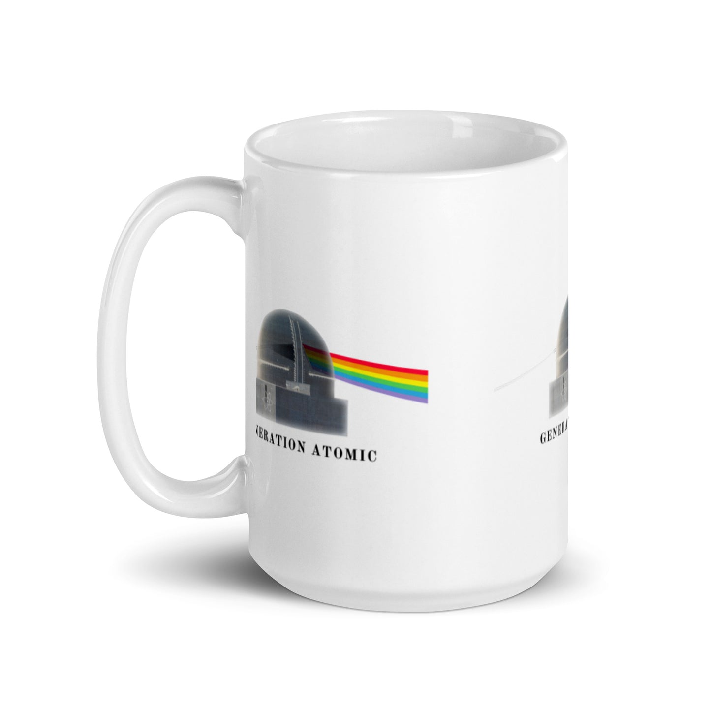 Generation Atomic's Dark Side of the Atom White Glossy Mug